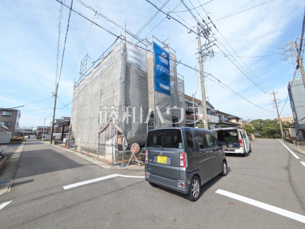 接道状況および現場風景　【岩倉市神野町川添】