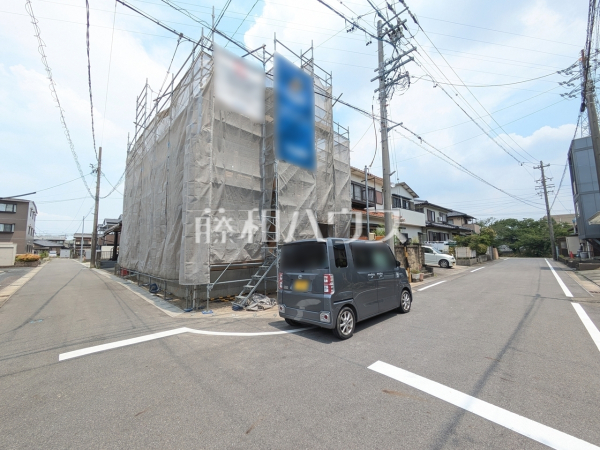 接道状況および現場風景　【岩倉市神野町川添】