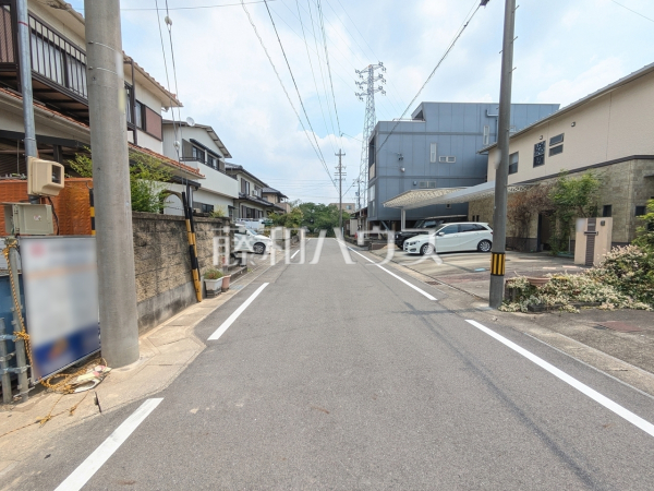 接道状況および現場風景　【岩倉市神野町川添】