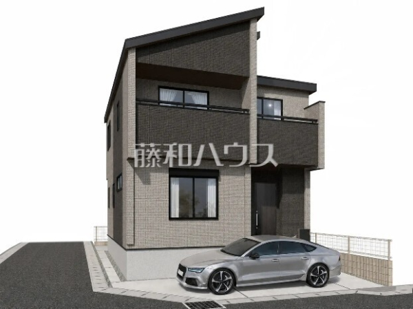 完成予想図（外観）　【岩倉市神野町川添】