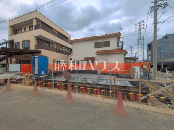 接道状況および現場風景　【岩倉市神野町川添】