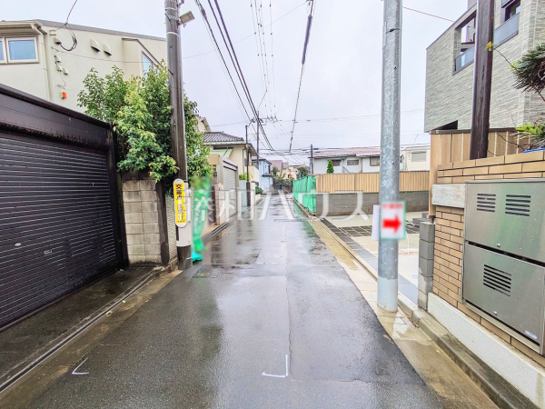 接道状況および現場風景 【中野区白鷺2丁目】 接道状況および現場風景 【中野区白鷺2丁目】
