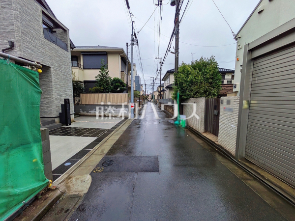 接道状況および現場風景 【中野区白鷺2丁目】 接道状況および現場風景 【中野区白鷺2丁目】