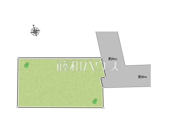 全体区画図　【西東京市住吉町４丁目】