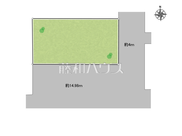 全体区画図　【練馬区石神井台４丁目】