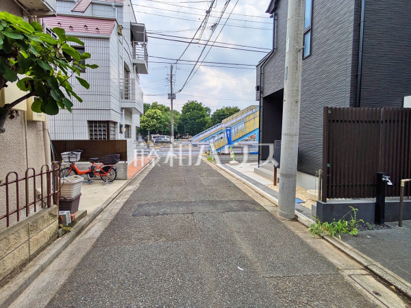 接道状況および現場風景　【練馬区石神井台４丁目】