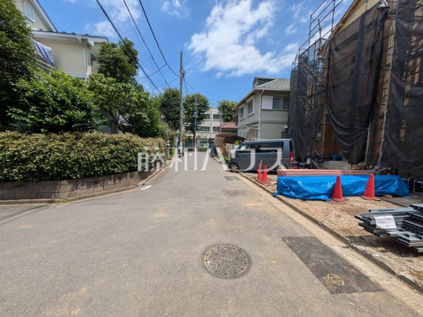 接道状況および現場風景　【中野区上鷺宮５丁目】