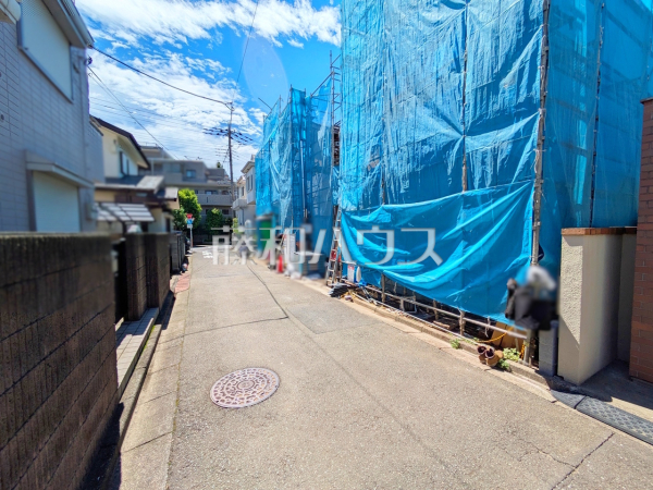 接道状況および現場風景　【西東京市下保谷２丁目】