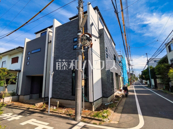 接道状況および現場風景　【世田谷区赤堤４丁目】