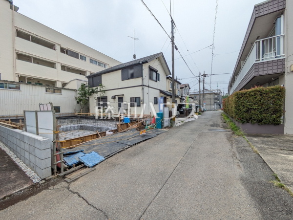 接道状況および現場風景　【国分寺市富士本１丁目】