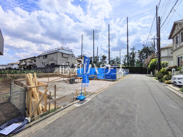 接道状況および現場風景　【武蔵野市吉祥寺北町３丁目】
