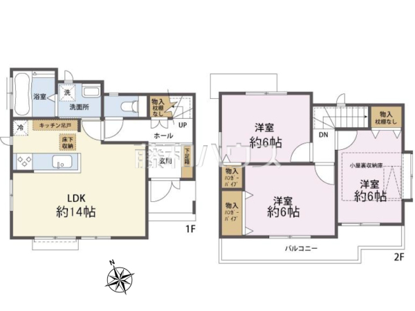間取図　【三鷹市新川３丁目】
