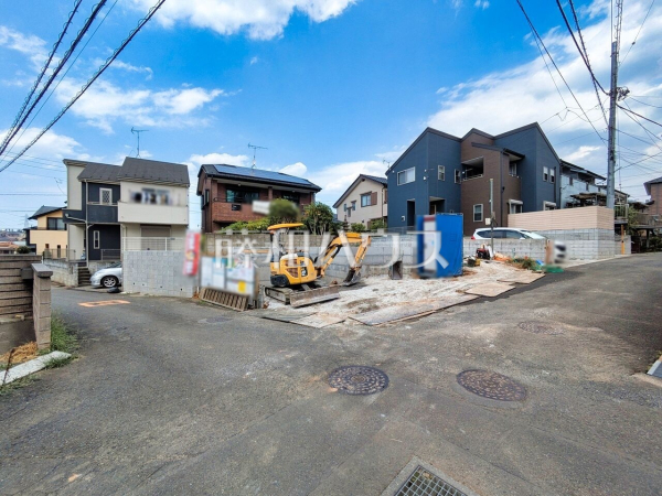接道状況および現場風景　【所沢市大字山口】
