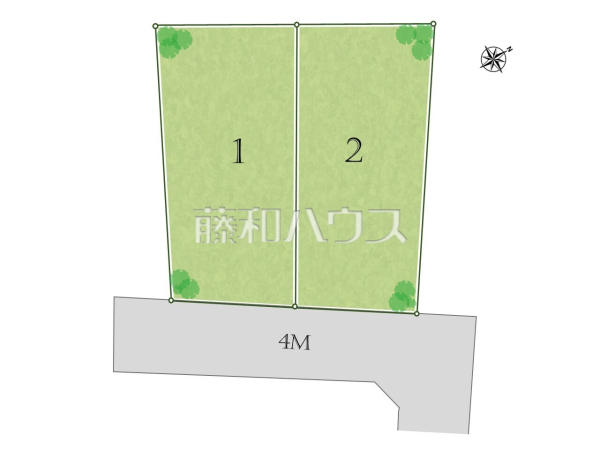 全体区画図　【狛江市和泉本町２丁目】