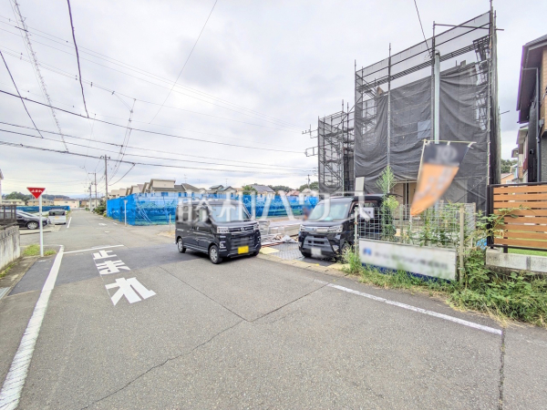 接道状況および現場風景　【日野市新町４丁目】