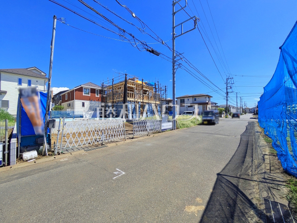 接道状況および現場風景　【日野市新町４丁目】