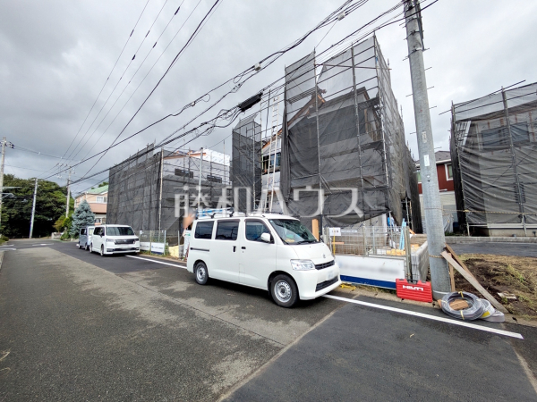 接道状況および現場風景　【日野市新町４丁目】