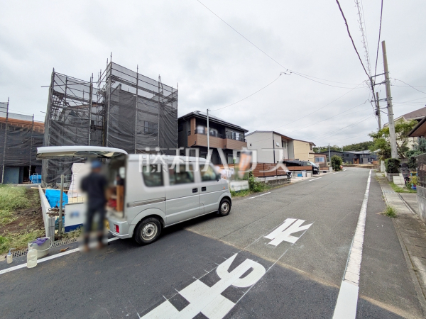 接道状況および現場風景　【日野市新町４丁目】