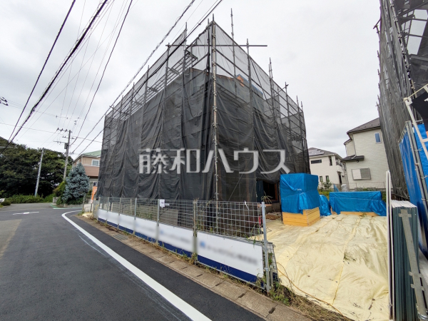 接道状況および現場風景　【日野市新町４丁目】