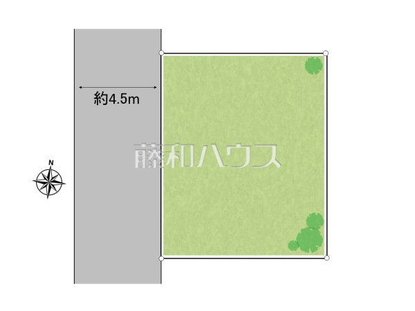 全体区画図　【東久留米市柳窪２丁目】
