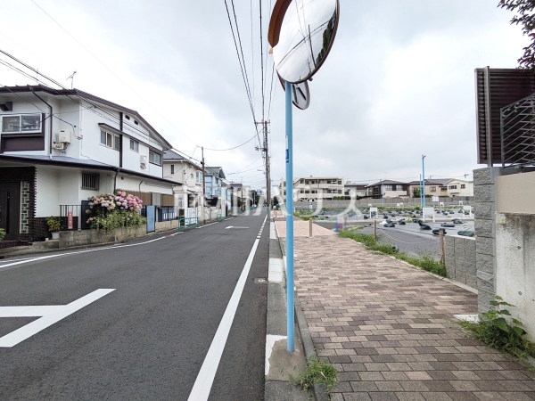 接道状況および現場風景　【杉並区清水３丁目】