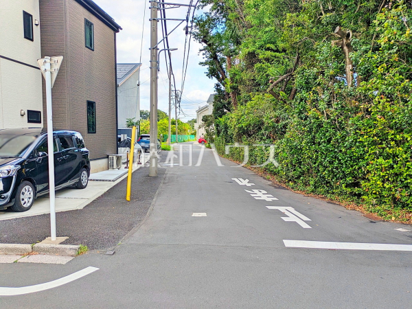 接道状況および現場風景　【調布市深大寺南町５丁目】