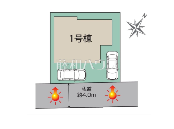 区画図　【清瀬市竹丘３丁目】