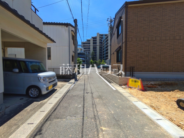 接道状況および現場風景　【名古屋市守山区西島町】