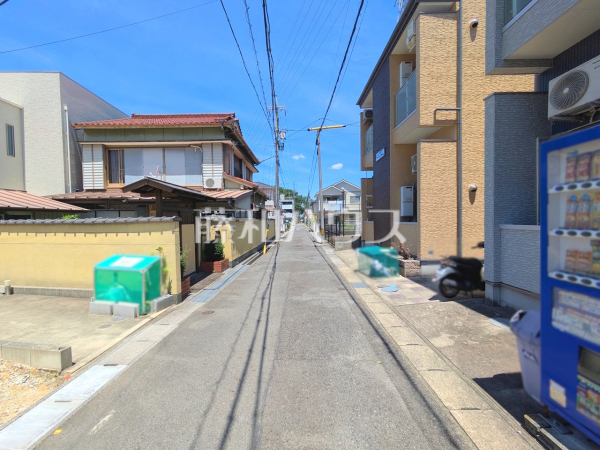 接道状況および現場風景　【名古屋市守山区西島町】