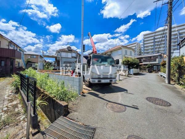 接道状況および現場風景　【八王子市椚田町】