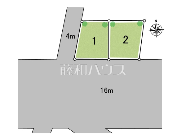 全体区画図　【西東京市下保谷３丁目】