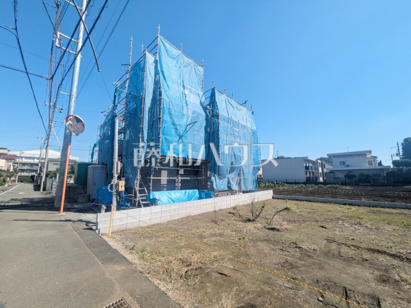 接道状況および現場風景 【調布市深大寺北町5丁目】 接道状況および現場風景 【調布市深大寺北町5丁目】