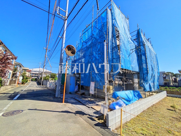 接道状況および現場風景 【調布市深大寺北町5丁目】 接道状況および現場風景 【調布市深大寺北町5丁目】