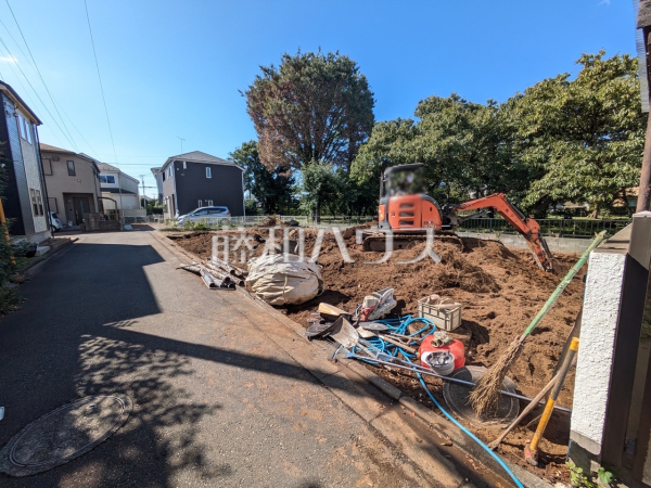 接道状況および現場風景　【東村山市久米川町３丁目】