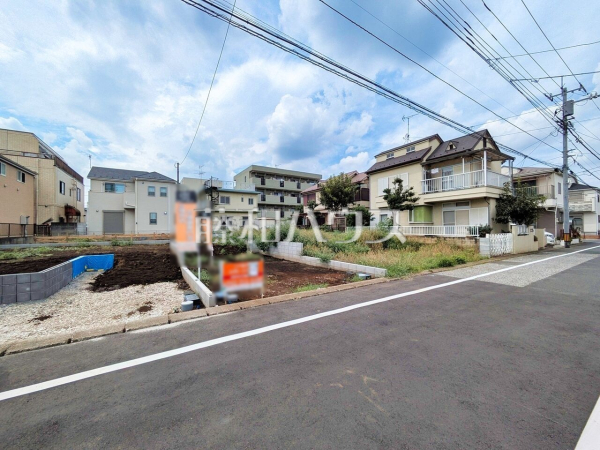 3号棟　現地写真　【日野市東豊田４丁目】 建物のプレゼンをさせていただきますので、実際の完成イメージを思い描いていただくことができます。お気軽にお問合せ下さい。 