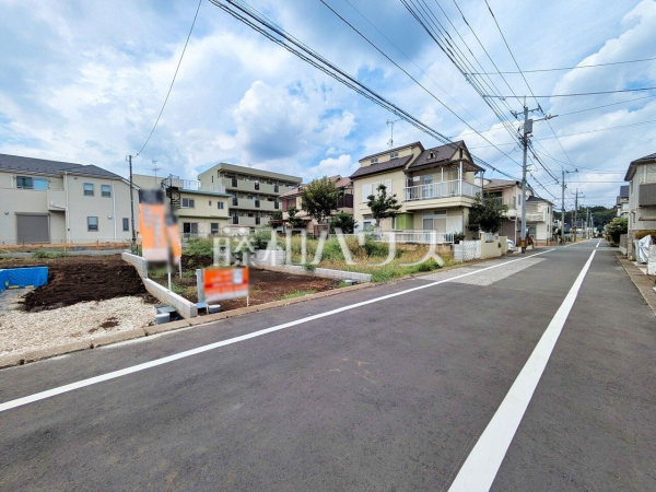 接道状況および現場風景　【日野市東豊田４丁目】