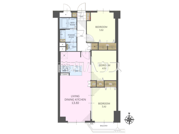 間取図　【興栄マンションむさしの】