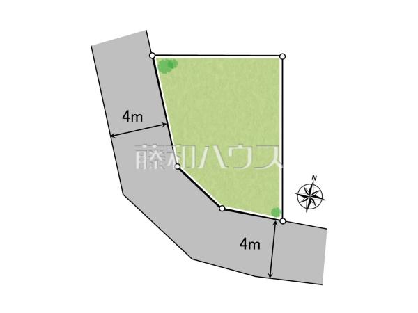 全体区画図　【杉並区下高井戸４丁目】