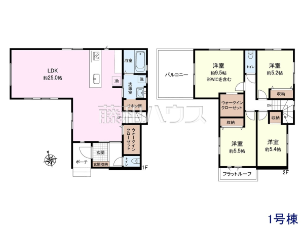間取図　【福岡市南区老司１丁目】