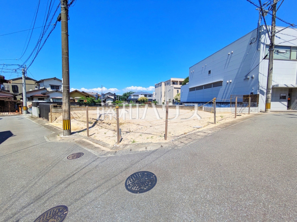 接道状況および現場風景　【福岡市南区老司１丁目】