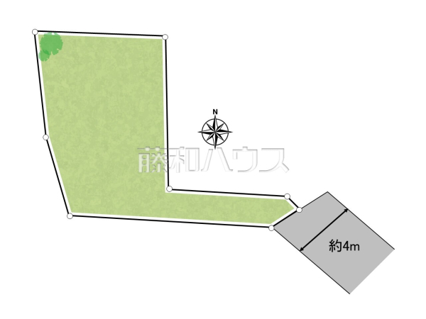 全体区画図　【志木市本町３丁目】