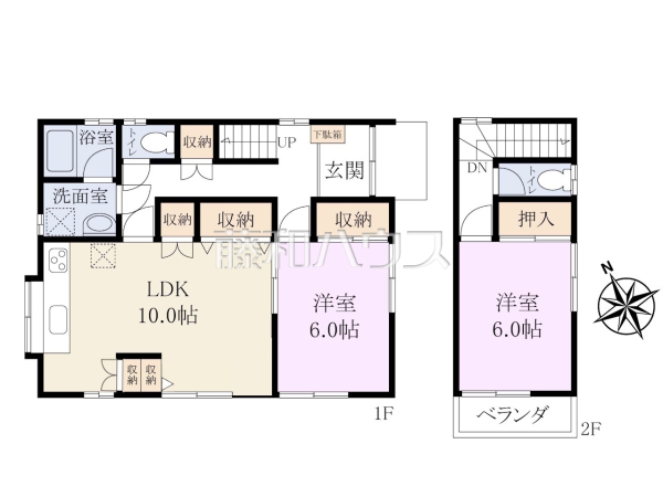 間取図　【西東京市田無町４丁目】