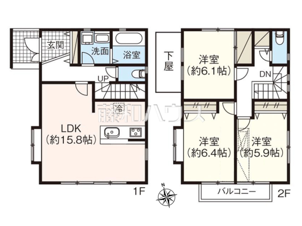 間取図　【立川市若葉町３丁目】