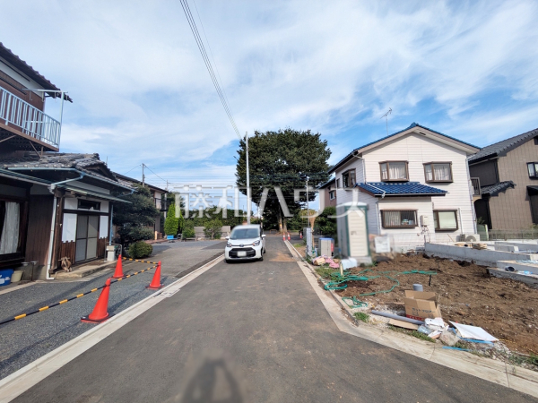 接道状況および現場風景　【小金井市貫井南町４丁目】