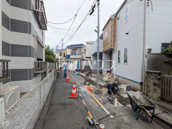 接道状況および現場風景　【中野区野方６丁目】