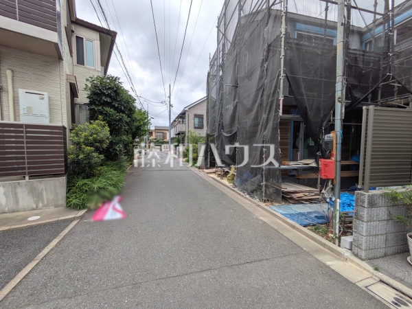 接道状況および現場風景　【中野区野方６丁目】