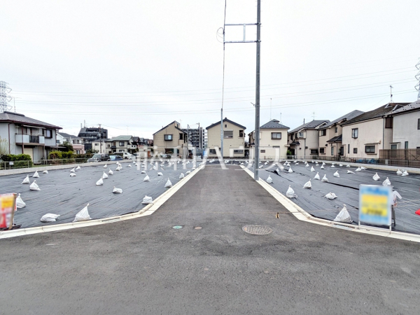 接道状況および現場風景　【武蔵村山市伊奈平５丁目】