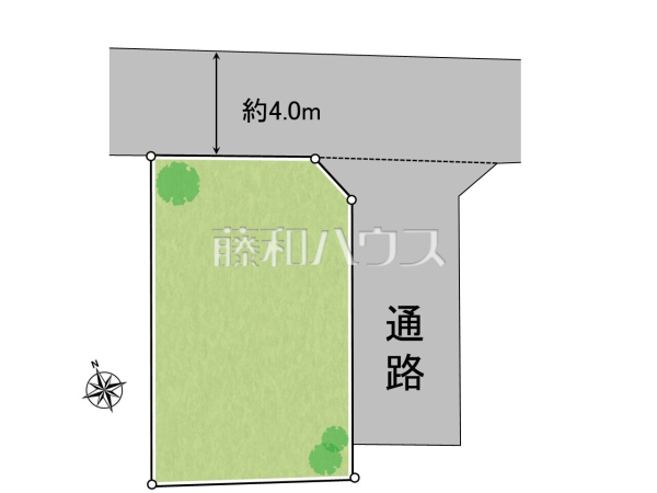 全体区画図　【府中市新町２丁目】