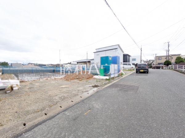 接道状況および現場風景　【福岡市南区老司３丁目】
