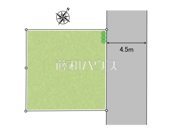 区画図　【所沢市大字松郷】